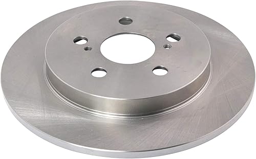 Miniatura 3 de TRQ Kit de pastillas de freno trasero y rotor de cerámica compatible con 09-19 Corolla 11-13 CT200h 09-13 Matrix 10-22 Prius 19-22 Prius AWD-e 12-13