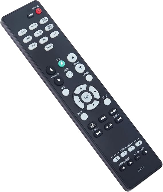 ZdalaMit RC-1216 Replacement Remote Control Applicable for Denon AV Surround Receiver AVR-S530BT, AVRS530BT, AVR-S540BT, AVRS540BT, AVR-X550BT, AVRX550BT, AVR-S540BT-R