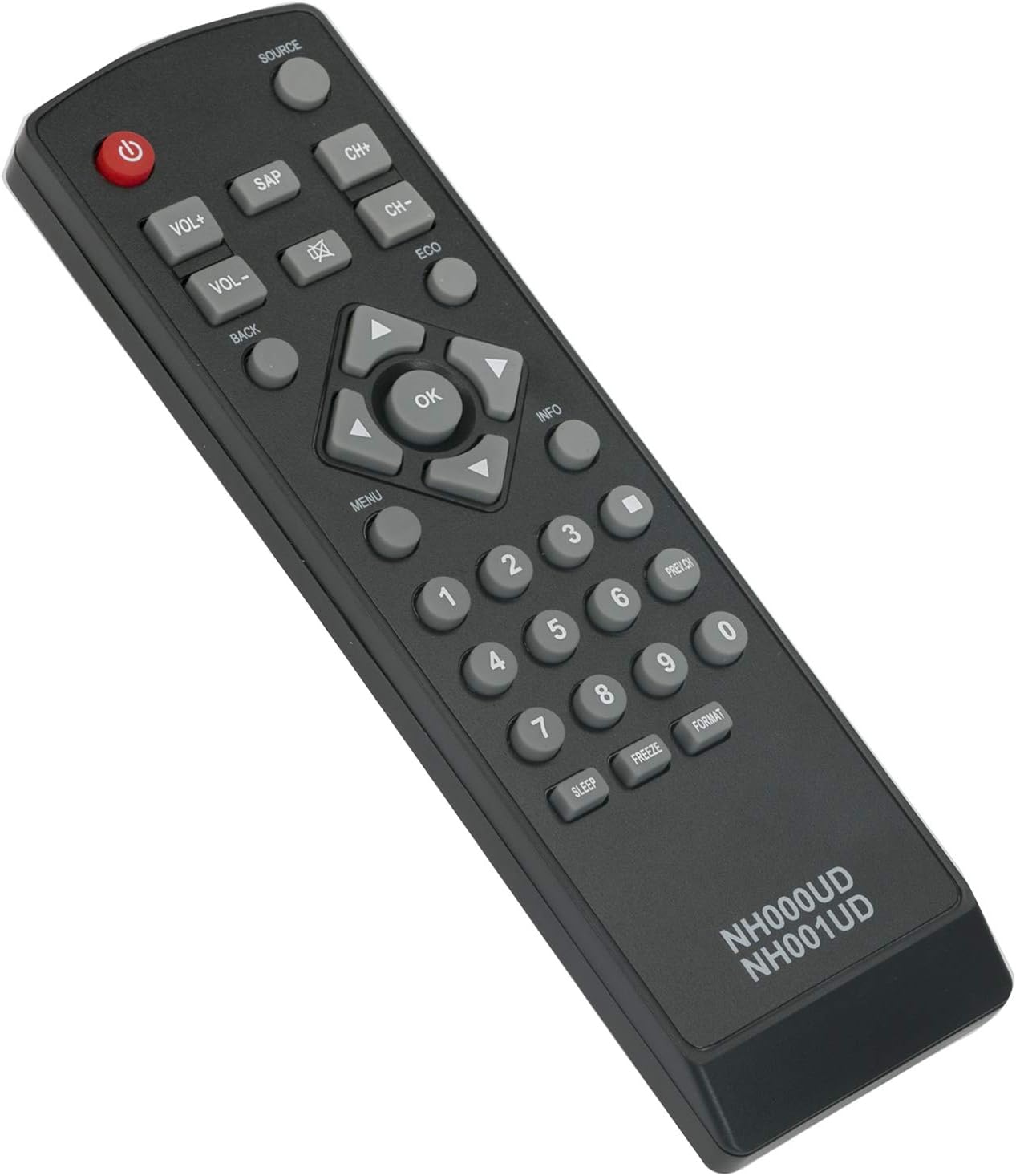 New NH000UD Remote Control fit for Emerson Sylvania LCD LED TV LC220SL1 LC190SL1 LC320SL1 LC320SLX LC195SLX LC190EM1 LC190EM2 LC195EMX LC220EM1 LC220EM2 LC260EM1 LC260EM2 LC320EM1 LC320EMX LC401EM2