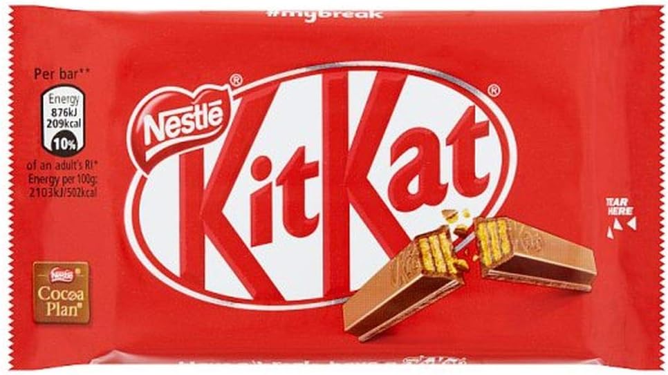 Amazon [Nestle] キットカット4指のミルクチョコレートバー41.5グラム Kit Kat 4 Finger Milk