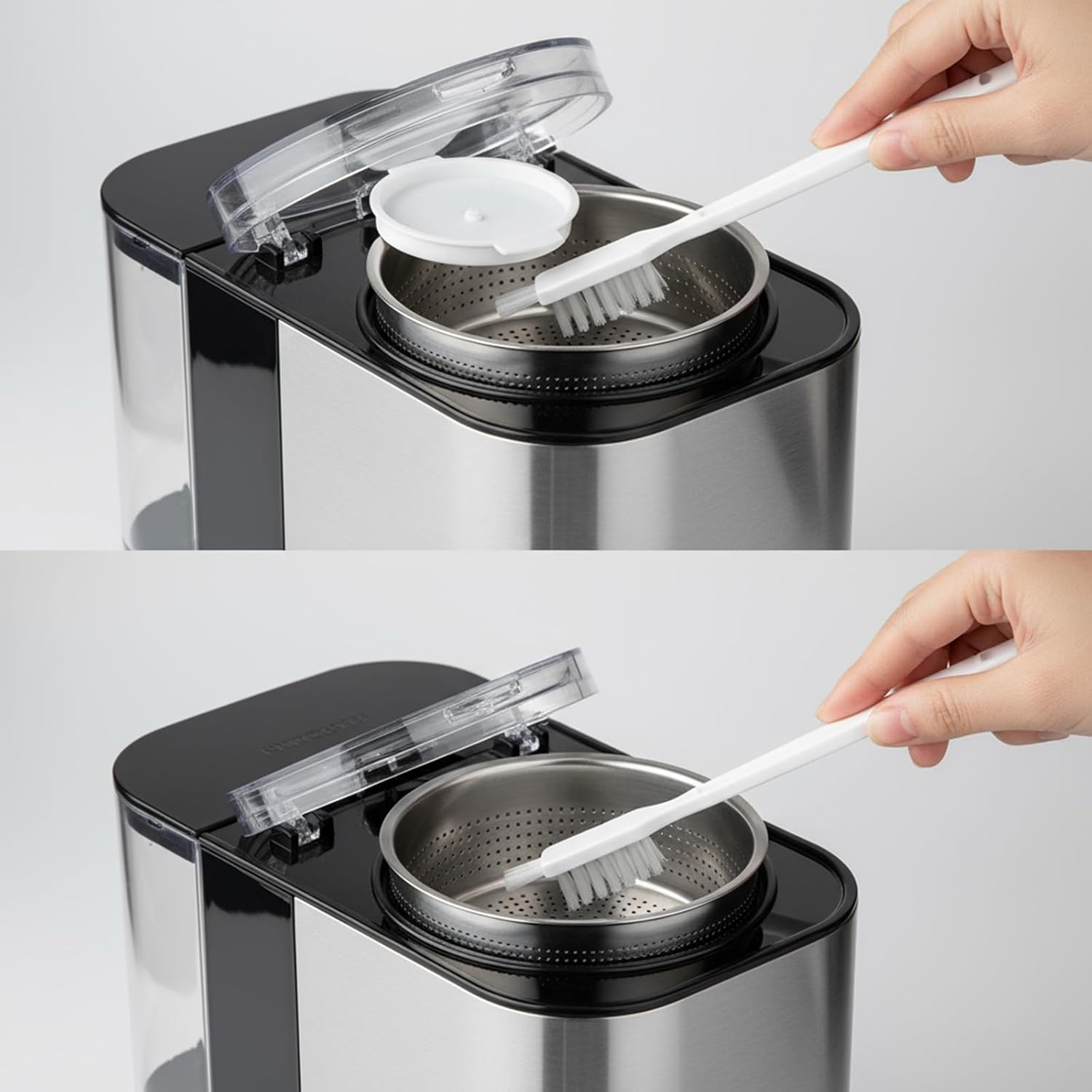 5Pcs Fruit Juicer Machine Clean Brush Nylon Soy Milk Maker Clean Brush Right Angle Crevice Cleaning Tool for Sink Tile Toaster Grout Grater Seafood Small Cleaning Brushes Set for Kitchen Appliances