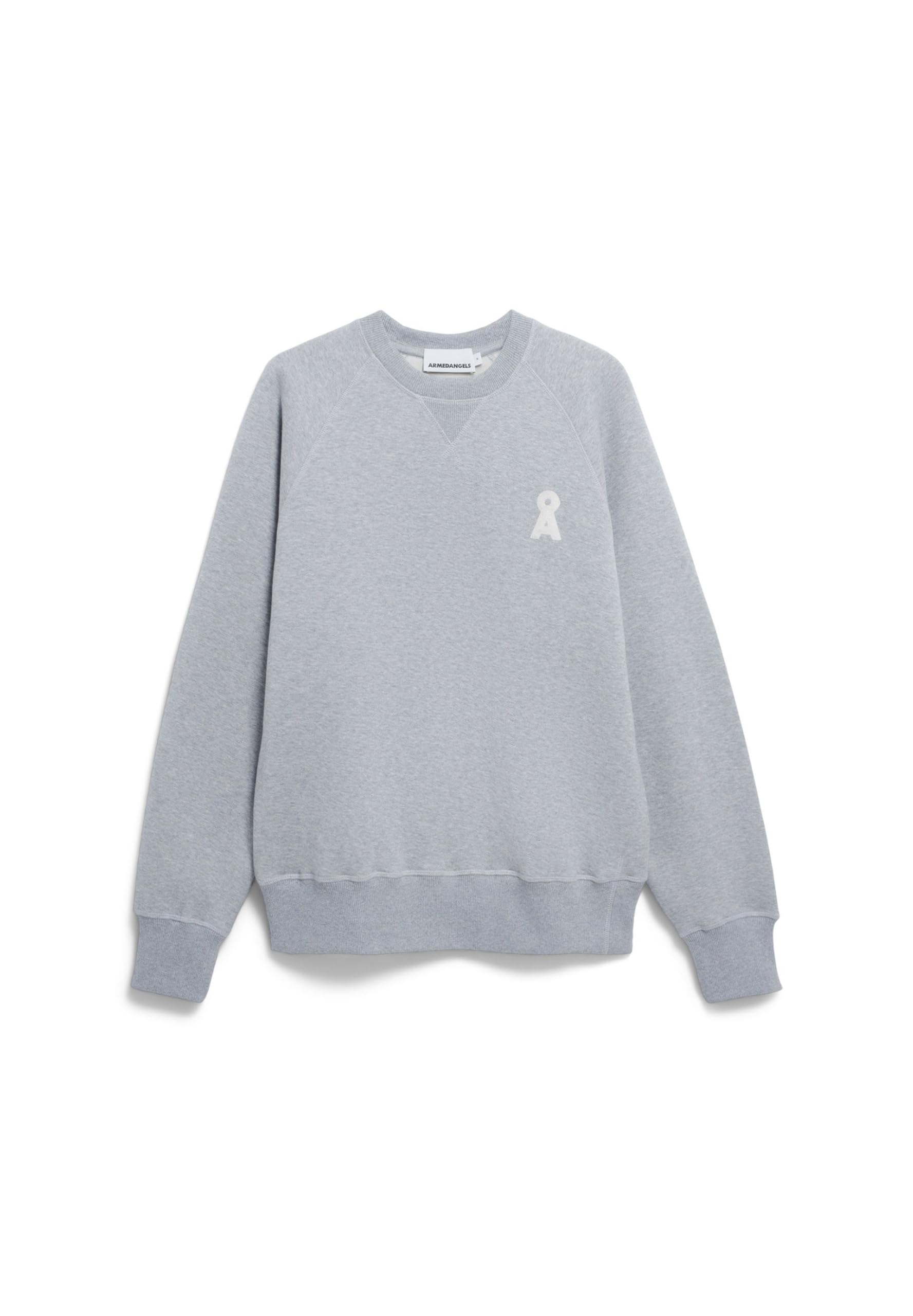 ARMEDANGELS Herren Sweatshirt aus Bio-Baumwolle Iconic Å JOAAN Melange Relaxed Fit