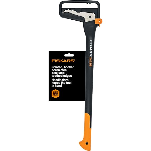 Fiskars 28" Hookaroon, Sharp and Lightweight Pickaroon Tool for Firewood