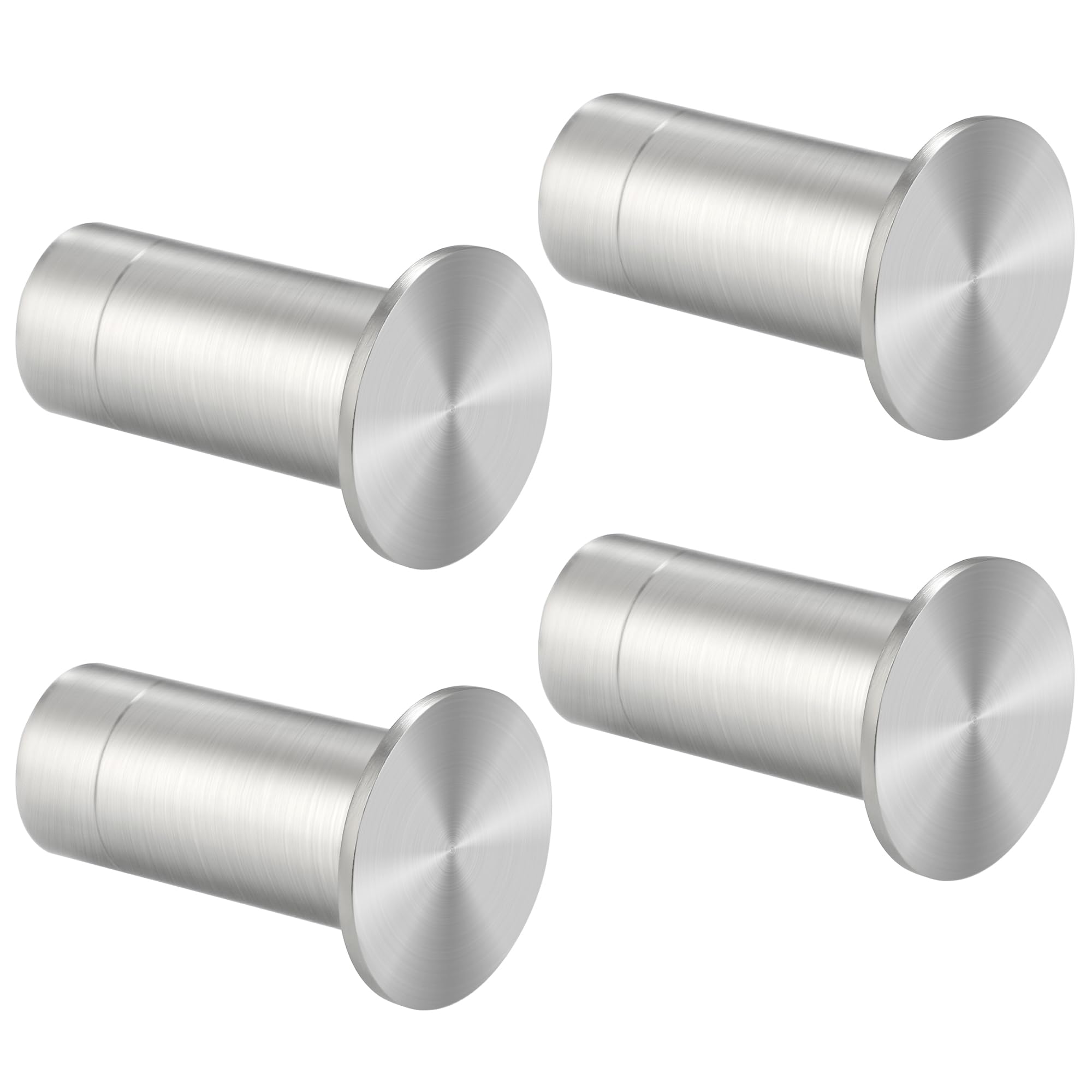 SAYAYO 4PCS Coat Hooks Screw-in Bathroom Towel Robe Hook