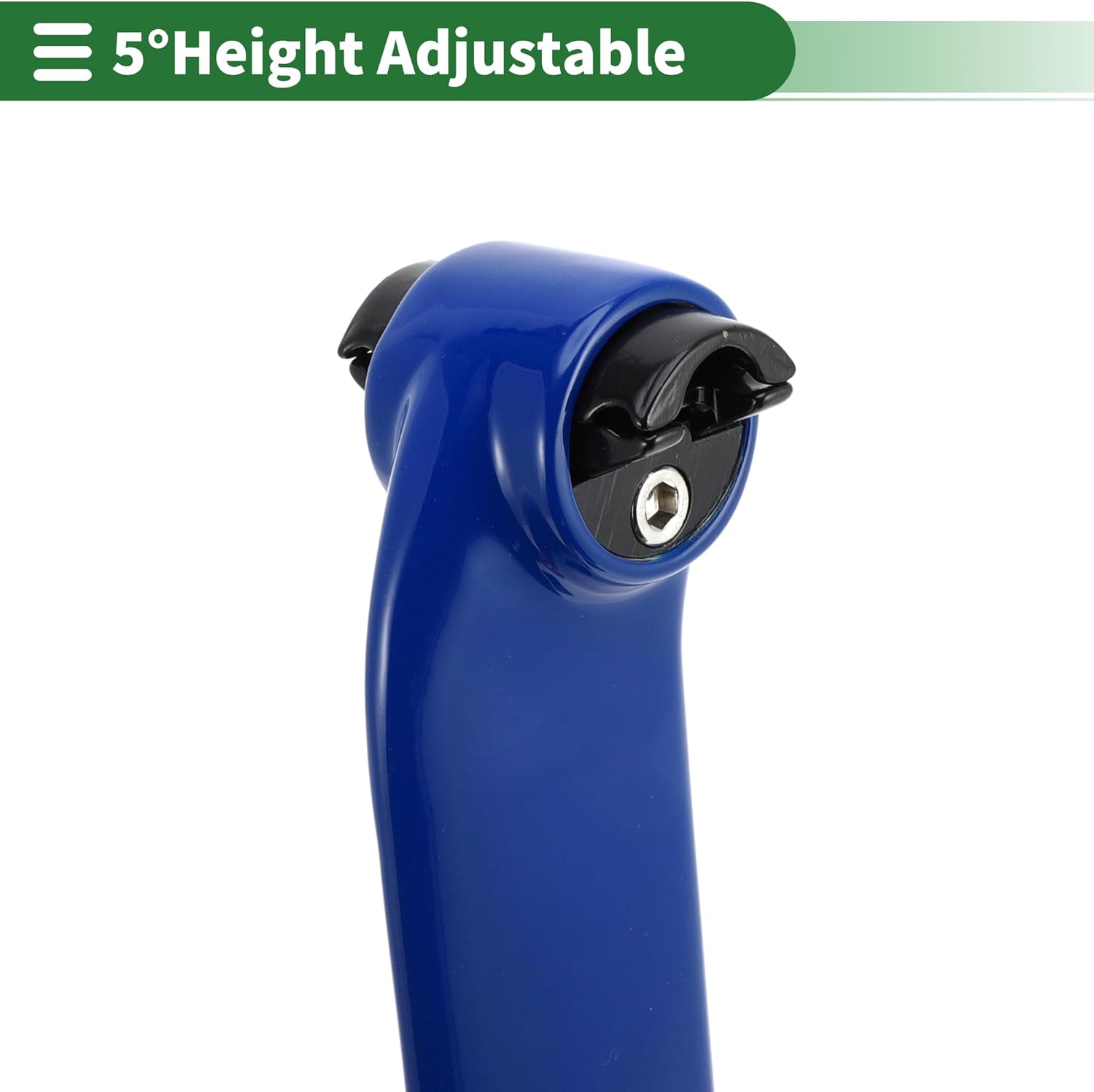 Motoforti Universal Bike Seat Posts Bike Saddle Post Seat Tube 27.2x400mm 5° Height Adjustable Carbon Fiber Blue 1 Pc