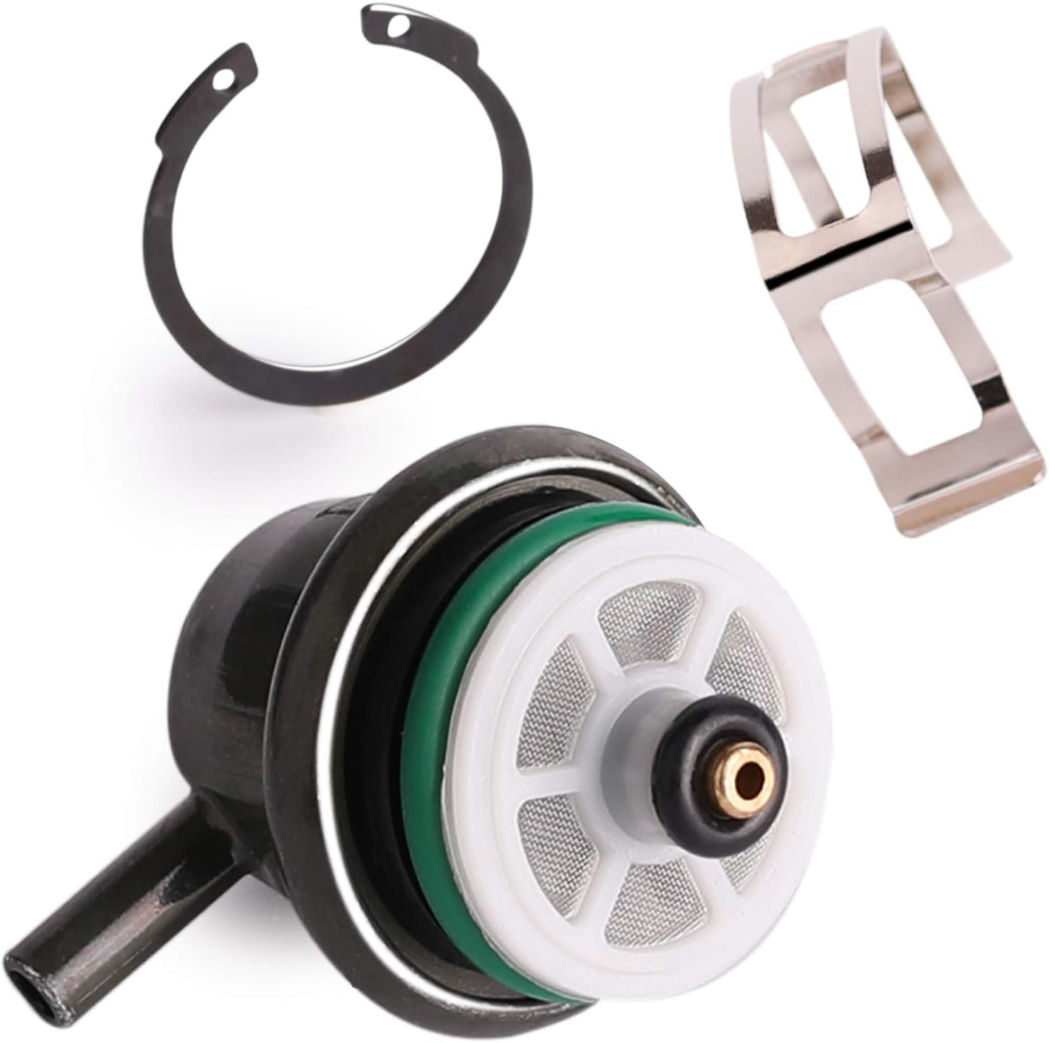 cd-021b Fuel Injection Pressure Regulator 4.0bar side mounted include Clip Snap Ring compatible with GM Buick Cadillac Chevy GMC Isuzu Oldsmobile Pontiac H2 89060422 pr203 17113203