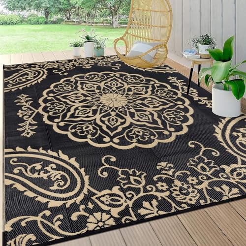 Pauwer Waterproof Outdoor Rug 6x9