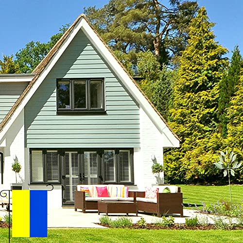 Ukrainian Flag, Cran Garden Flag Ukrainian Country International Flag World Flag Double Sided Flag Outdoor Yard Decoration Banner Banner (12" X 18") #TOP1
