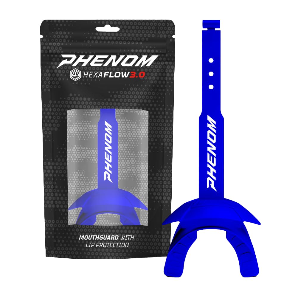 Phenom EliteHexa-Flow' Mouthguard 3.0 - Team Colors (Royal Blue)