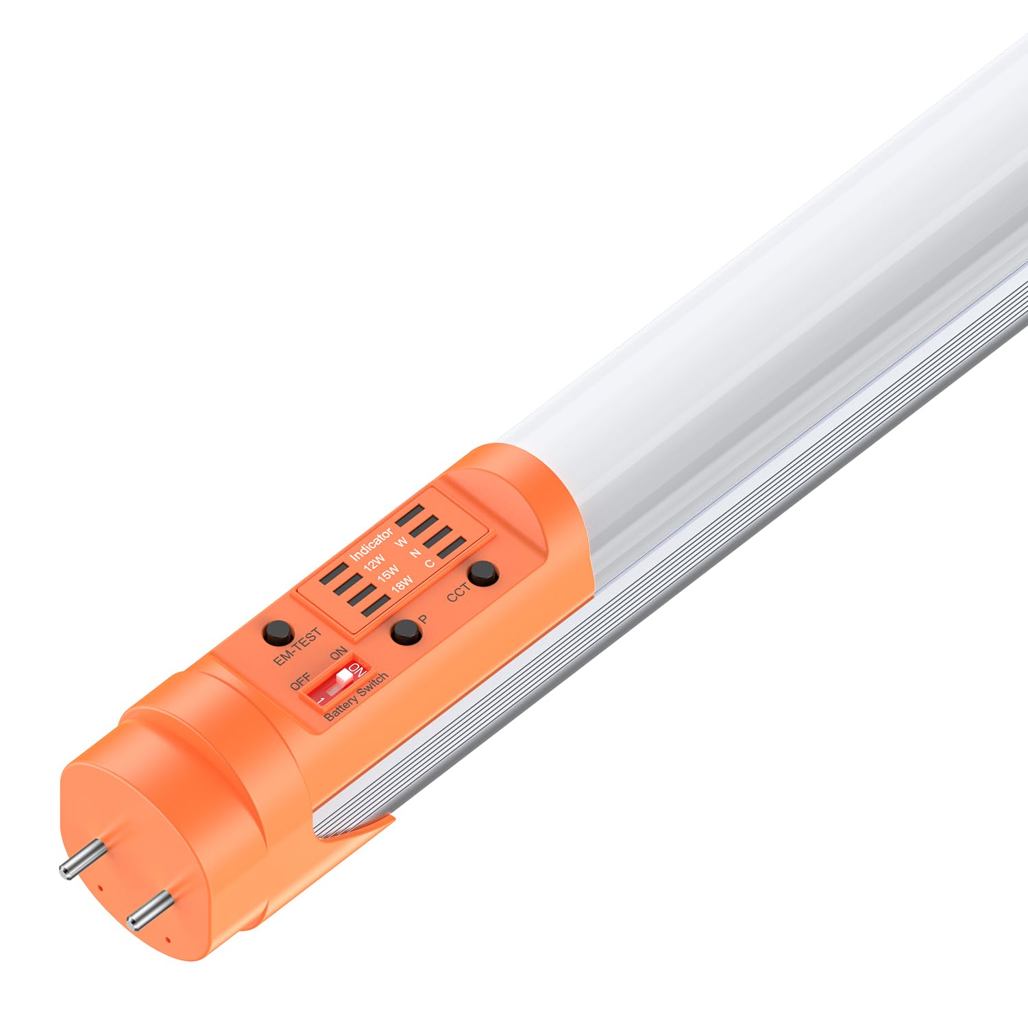 Emergency T8 LED Tube 4ft with Battery Backup, 3500K/4000K/5000K