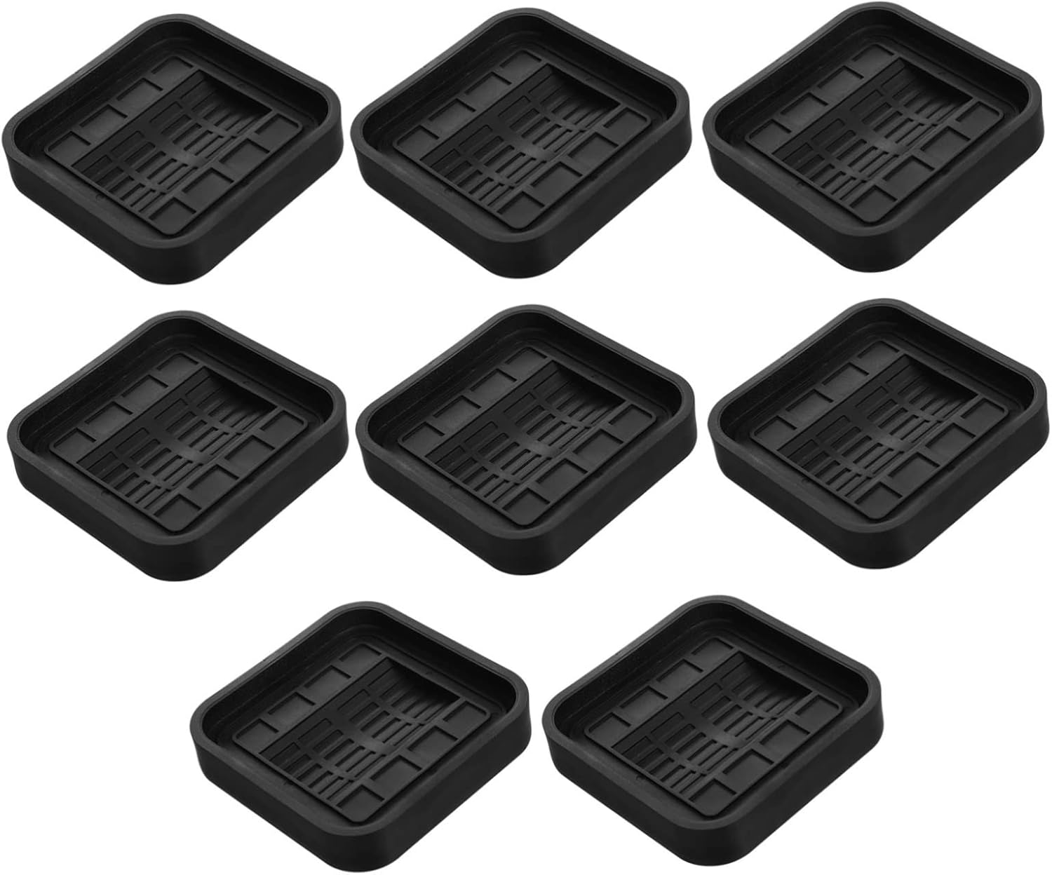 Artibetter 8pcs Caster Cups Bed Stopper Furniture Wheel Blockers Desk Chair Wheel Stopper