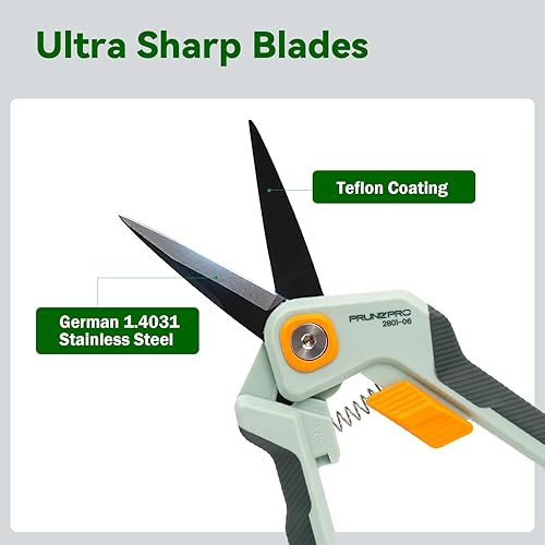 Miniatura 6 de PrunePro Tijeras de podar tijeras de jardinería Set profesional podadora de mano afilada hoja de acero inoxidable Tijeras de jardín Tijeras de