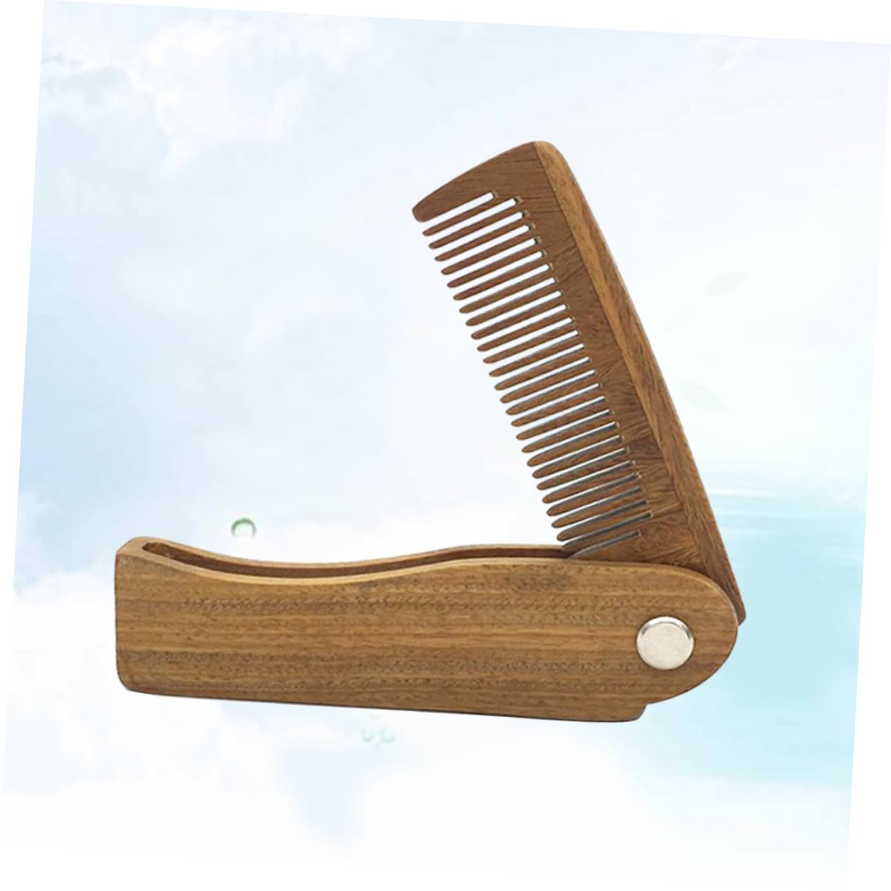 3 Pezzi Di Pettine Da Uomo Per Lo Styling Mini Pettine Per Lo Styling Della Barba in Legno Adatto Ai Viaggi Delicato Sul Cuoio Capelluto