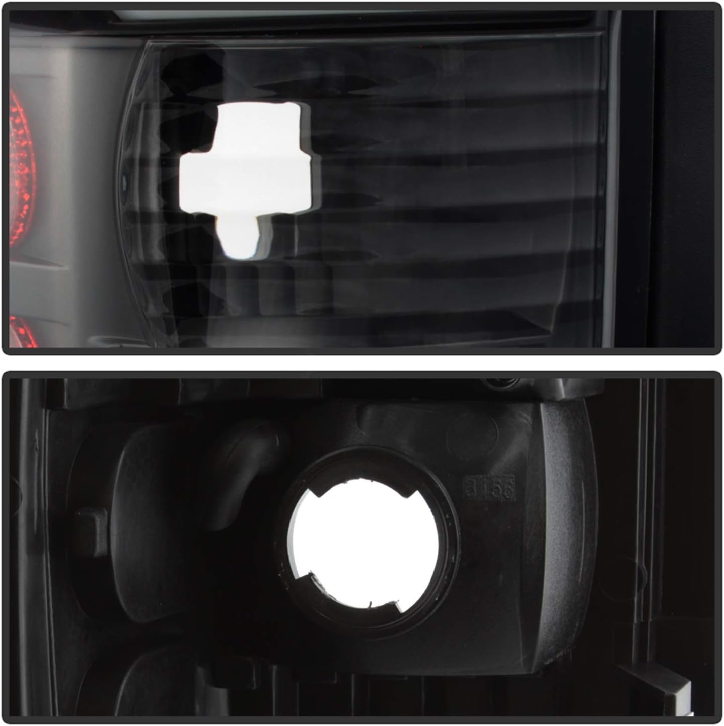 SPYDER (9038860) xTune Dodge Ram 1500 94-01 Tail Lights - Light Bar LED - Black ALT-ON-DRAM94V3-LBLED-BK