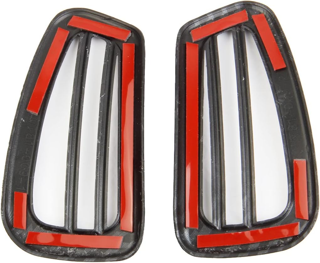 Carbon Fiber A-Pillar A/c Air Vent Outlet Panel Cover Trims for Chevrolet Corvette C8 2020-2025
