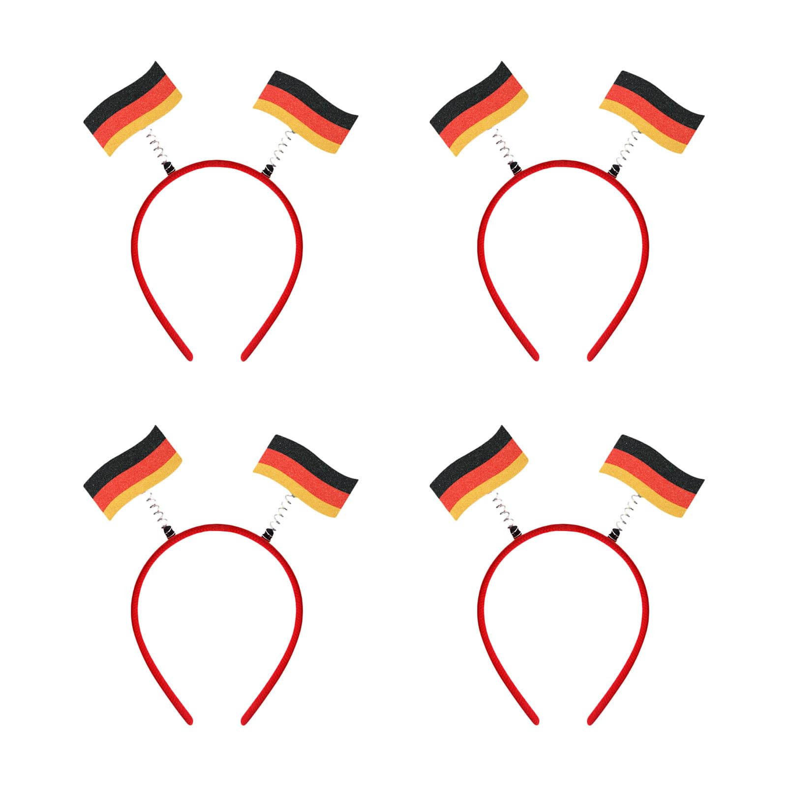 hogtnd 4 Colorful International Flag Cheering Headbands Headwear Headwear for Sports Events