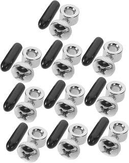 Jump Rope Replacement Screws 10 Sets End Caps, Steel Rope Repair