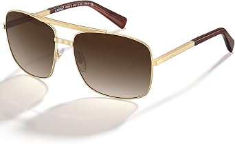 CARFIA Pilot Polarized Sunglasses for Men UV Protection Classic Double Bridge Anti-Glare Driving Shades with Spring Hinges