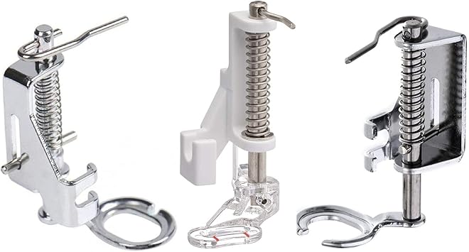 YICBOR 3pcs Low Shank Free Motion Darning Foot متوافق مع المغني ، الأخ ، Babylock ، Janome ، Elna ، Kenmore ، Bernette ، White والعديد من آلات الخياطة المحلية منخفضة الساق