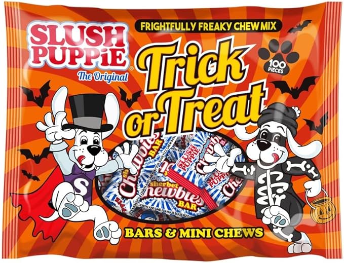 SLUSH PUPPiE Chewy Candy Bar Mix Strawberry & Lemon, Raspberry