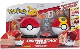 Sunny Brinquedos Pkw - Poke Bola Ataque Surpresa Com Charmander & Riolu, Multicor