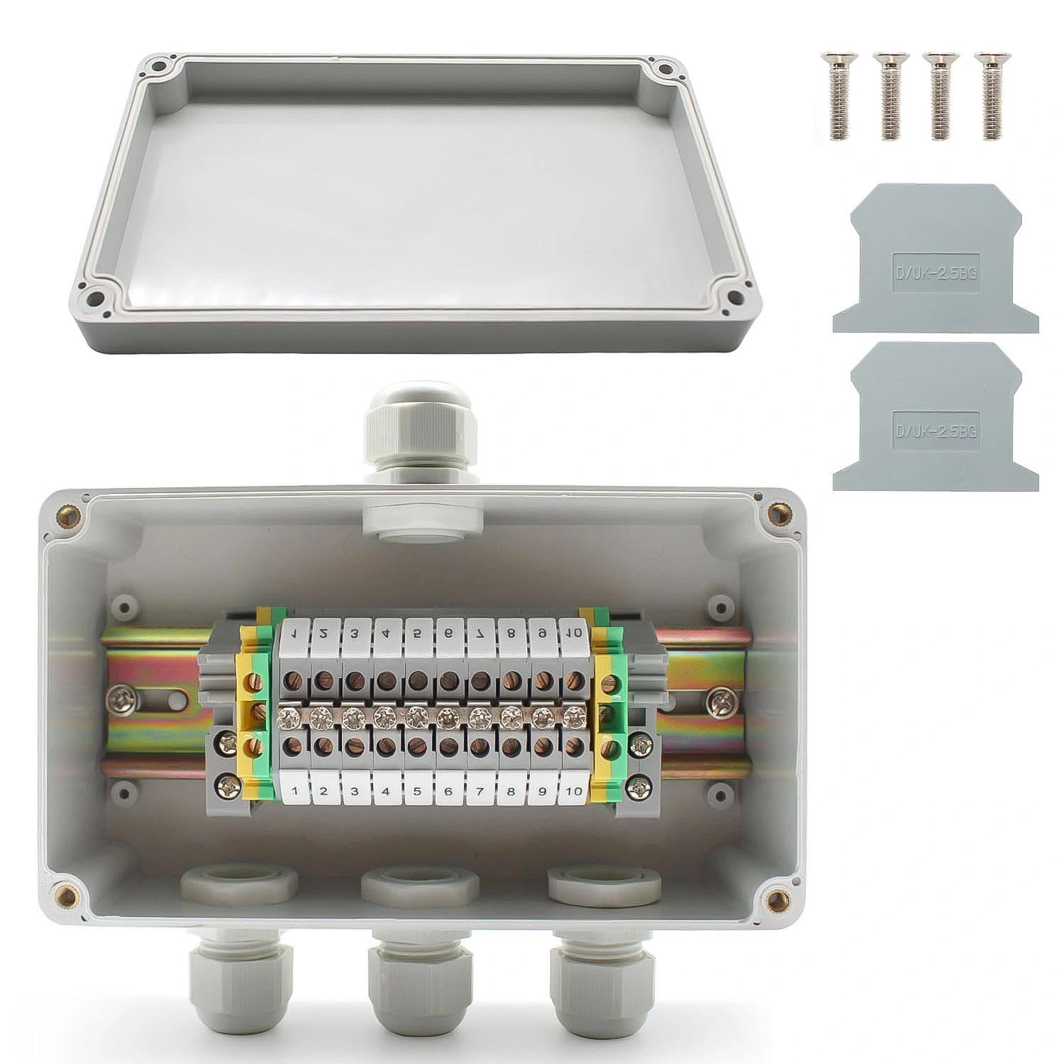 txuzong IP66 waterdichte aansluitdoos 155 x 90 x 60 mm met