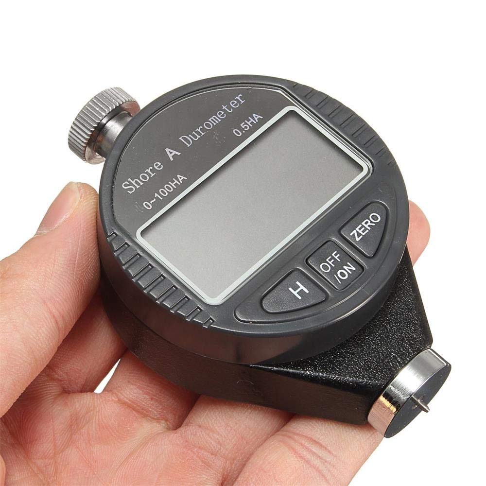 OBEST Durometro Digitale Shore A Schermo LCD Misura Durezza Plastica Gomma Silicone Pneumatici 0-100HA