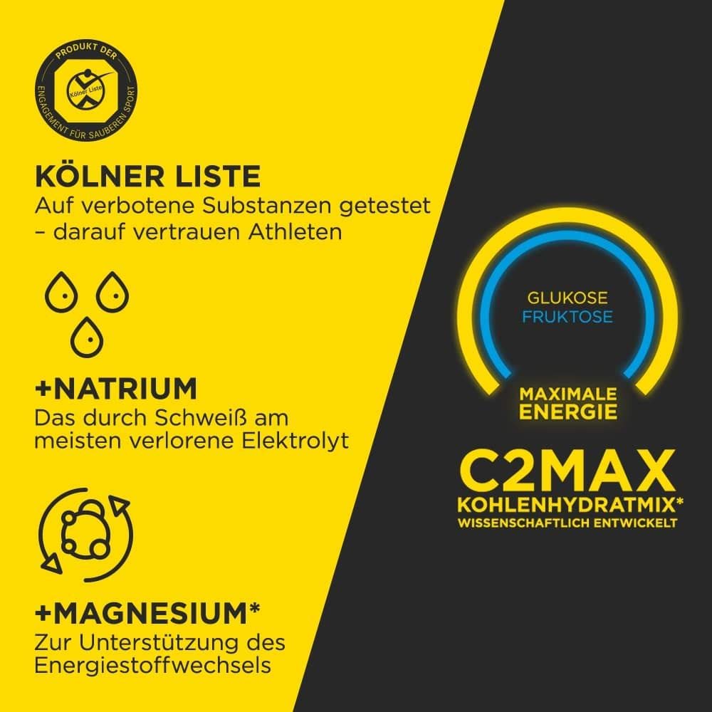 Powerbar Energize Original Chocolate 25x55g - High Carb Energieriegel + C2MAX Magnesium und Natrium