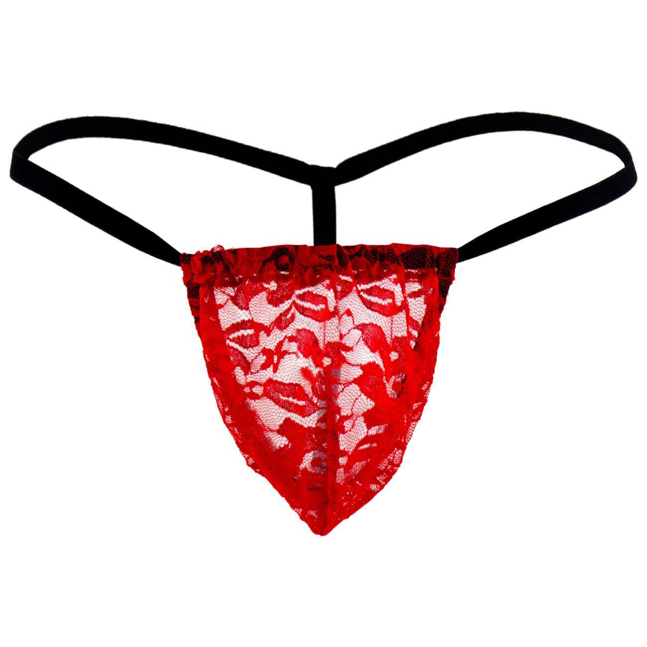 nimra fashion Mens G-String Thongs Briefs Underwear Undergarments Comfortable and Stretchable Red Small-picture-9