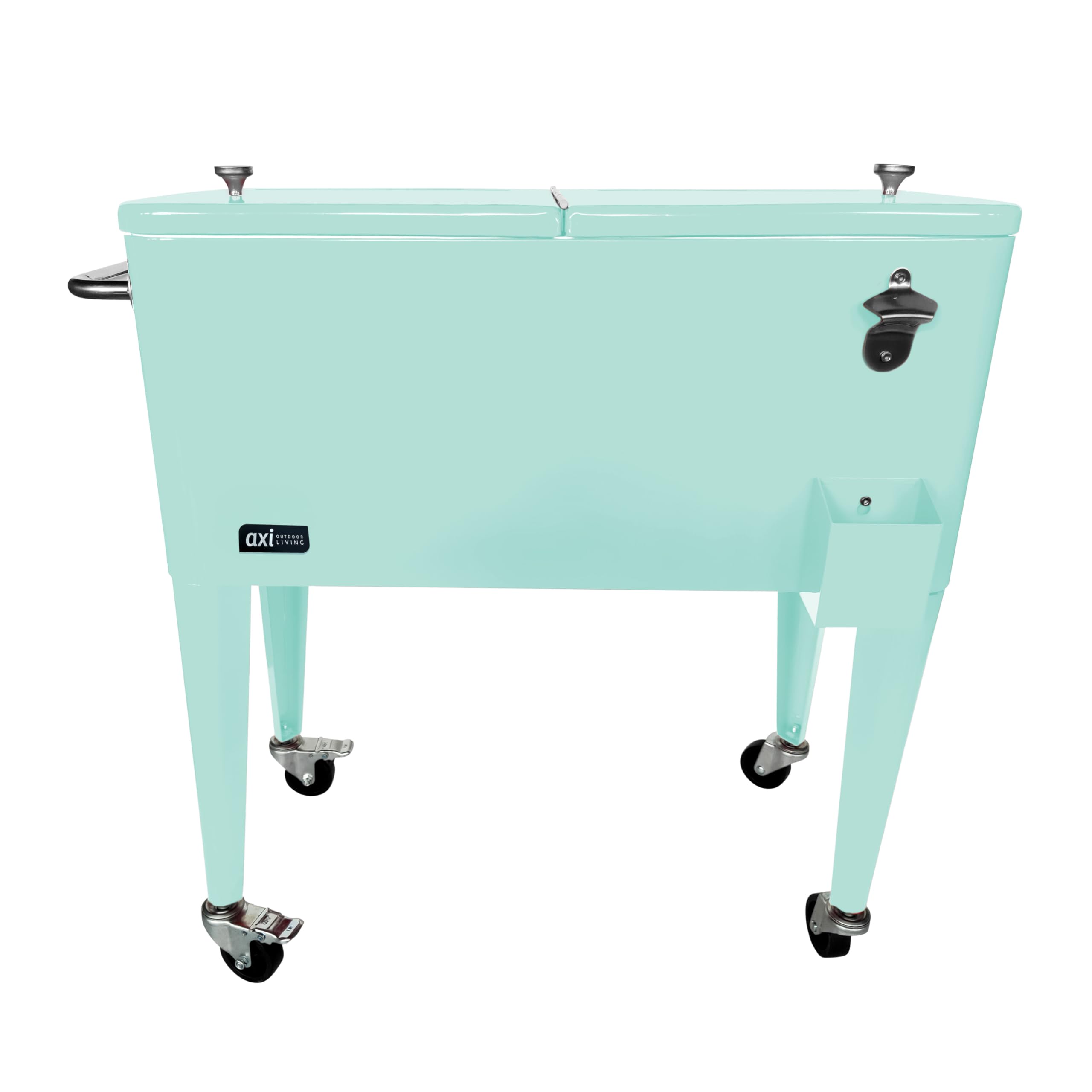 AXI Retro Cooler Mint | Nevera portatil para Exterior/Jardin | Nevera 76 litros.