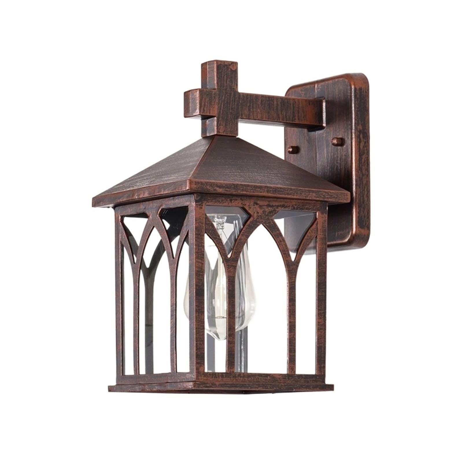 Lampe murale extérieure européenne en aluminium noble avec traitement anti-corrosion durable