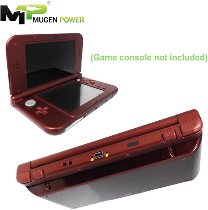 Amazon 任天堂の新3ds Xl Llアップグレードキット ゲームとコンソールは含まれません Mugenパワーバッテリー最大3倍パワー6 250 Mahプラスアップグレードツールとmpオリジナルカラーバックケース メタリックレッドカラー 12ヶ月保証