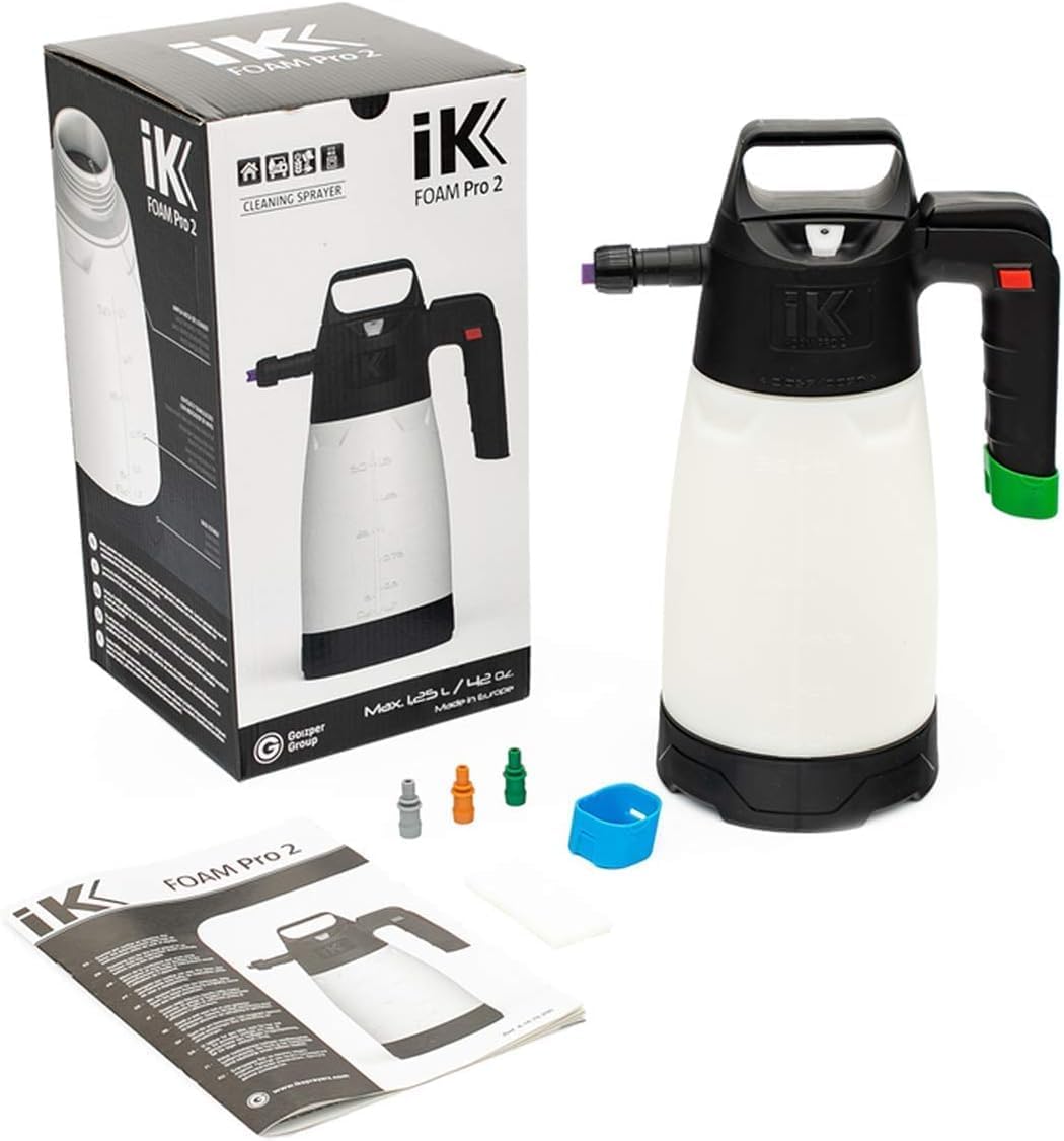 IK Foam PRO 2, Professional Foam Sprayer, Black and White, 42 oz