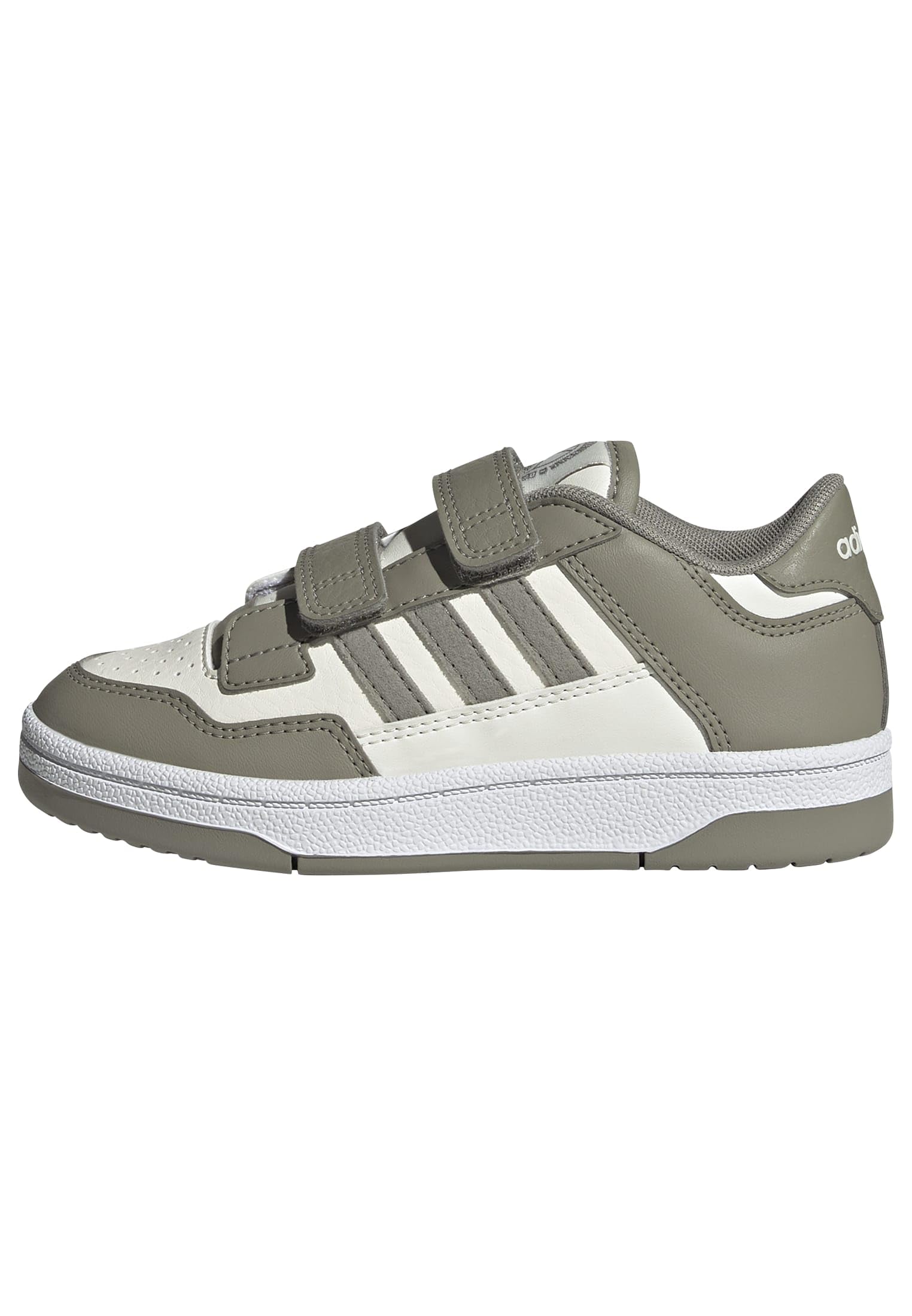 adidas Unisex Kids Rapid Court Childrens Shoes, Silver Pebble/Cloud White/FTWR White, 11 UK Child