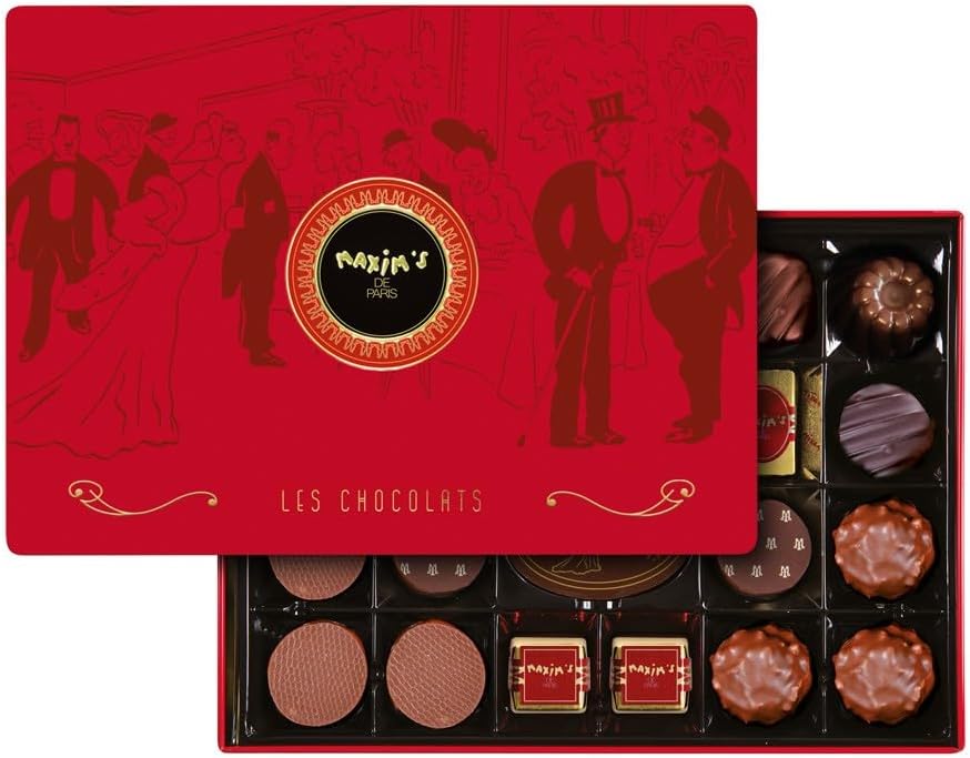 Assorted Chocolates in Red Tin 22 pieces - 210 g