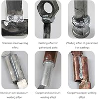 Vista 8 de Jonoisax Varilla de soldadura de aluminio con núcleo - Soldadura a baja temperatura fácil de derretir barra de soldadura de alambre con núcleo