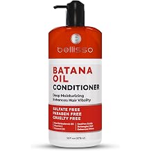 BELLISSO Batana Oil Conditioner for Women and Men - Sulfate Free, Volumizing Treatment for Thinning Hair - Thickening, Volume Boost - 16 Fl Oz