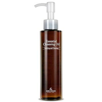 The Skin House Essential Cleansing Oil Lightweight Oil to Milk Makeup Remover for Face | Deep Cleansing, Hydrating Formula | Removes Waterproof Makeup | Non-Greasy Korean Skincare | 5.07 fl oz