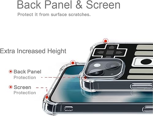 Miniatura 8 de Funda de Bulldog Francés para iPhone 14 Pro, PC duro + TPU Bumper Funda protectora transparente compatible con iPhone 14 Pro 6.1 pulgadas - Color