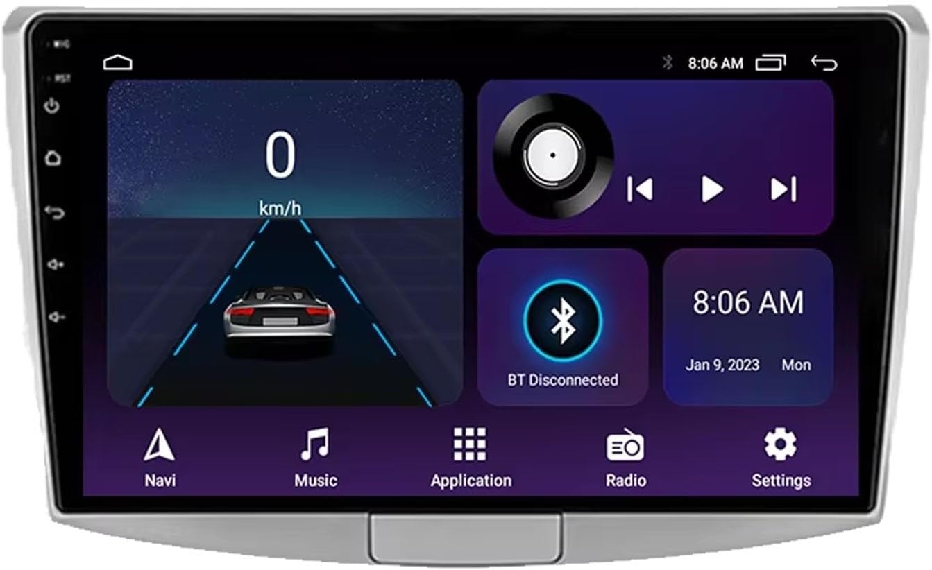 10 inch Android 13 Double Din car radio with Bluetooth hands-free system FM radio, rear view camera USB steering wheel control for VW Volkswagen Passat B7 CC 2010 - 2015 sat nav car screen(T6Pro 2+32G