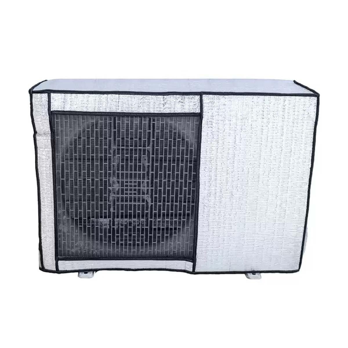 purpleq Outdoor AC Unit Cover, Aluminum Foil Condenser Protection Shield, Waterproof Sunproof Dustproof HVAC Cover,74 * 54 * 26