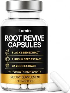 Lumin Hair Root Revive Capsules for Women, Root Nourishment Supplement, Scalp Wellness & Strength with Black Seed Extract, 60 Capsules