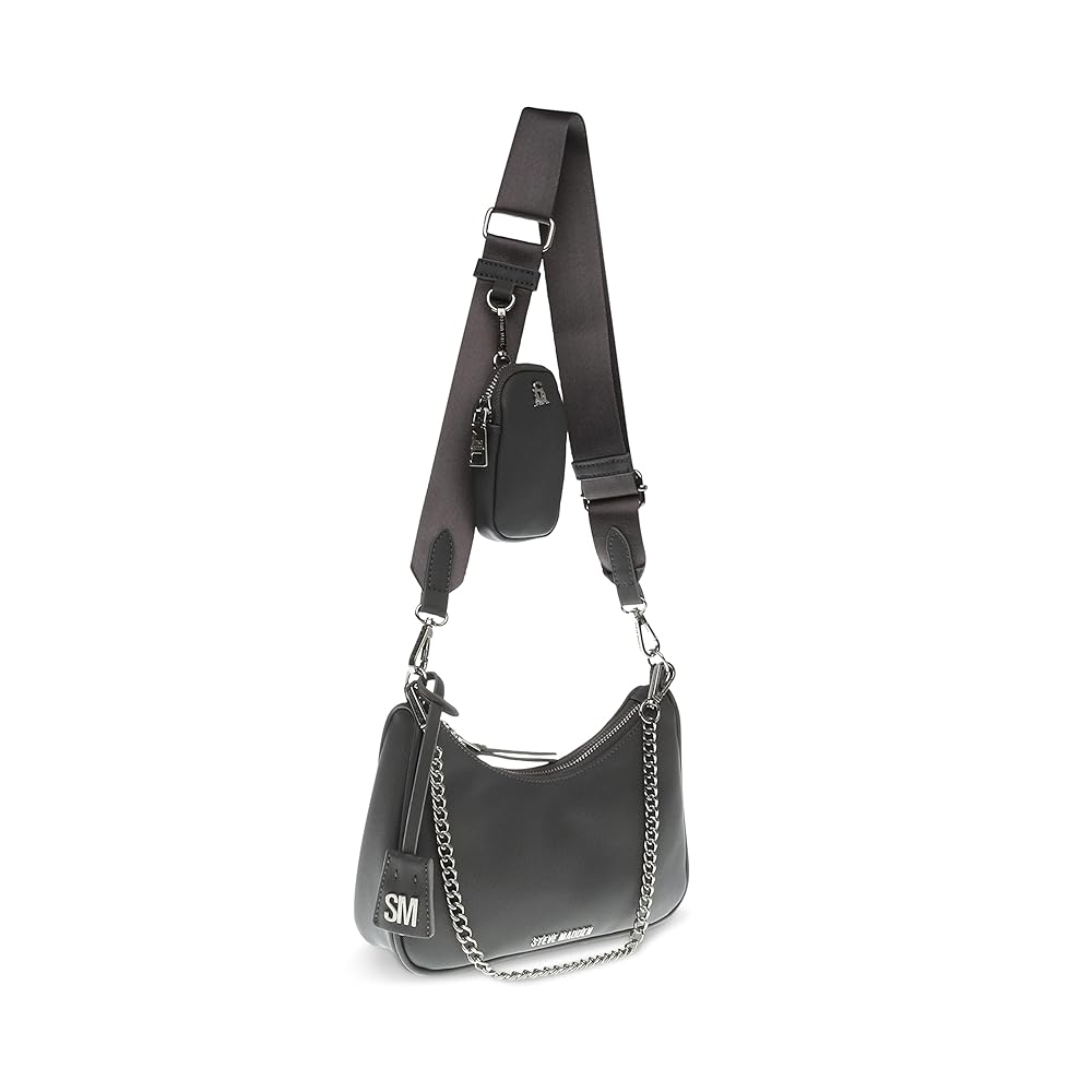 カジュアルなミニポーチ付きバッグ★Steve Madden★☆BVITAL Steve Madden Small Bvital Shoulder Bag | SportsDirect.com USA