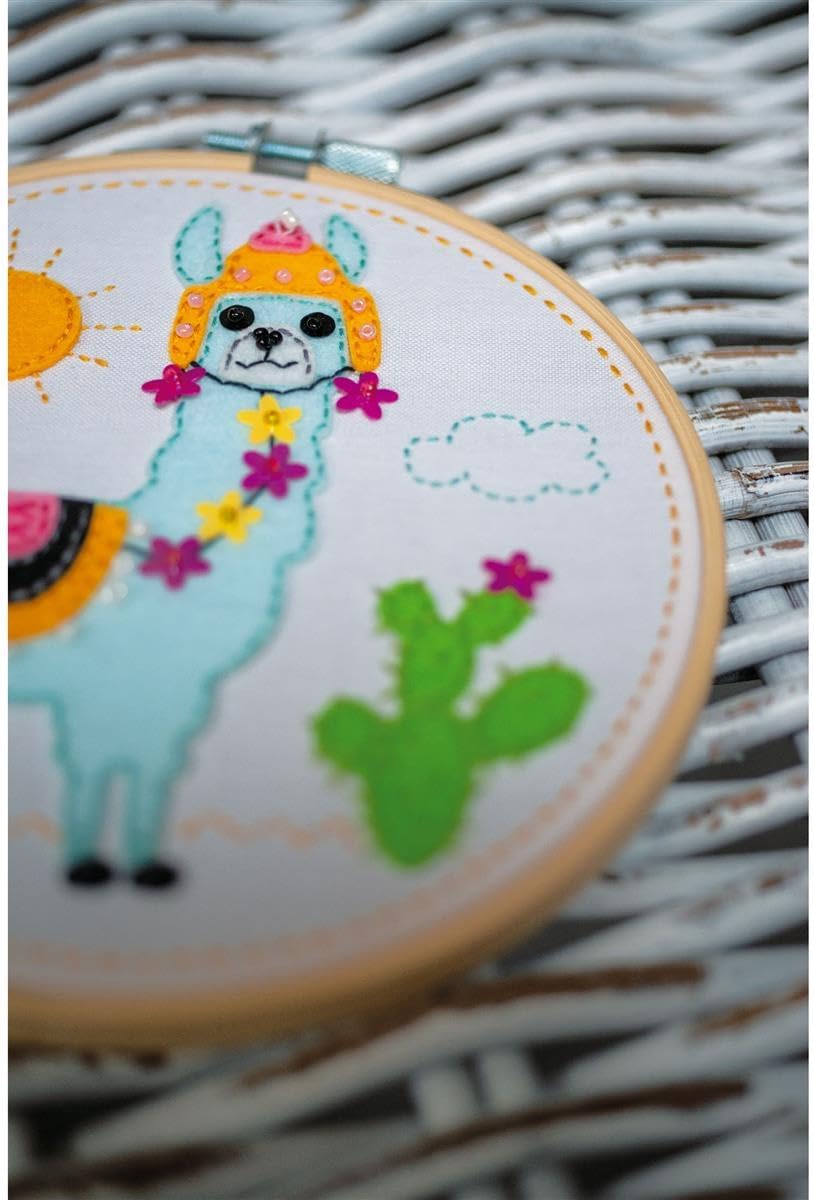 Vervaco Llama Felt Applique KIT