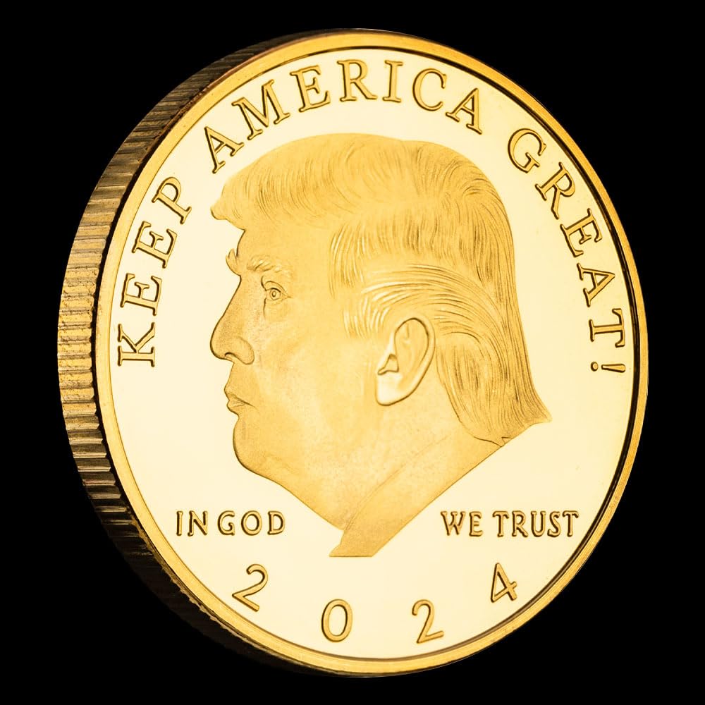 Amazon.com : 2024 Trump Commemorative Coins Keep America Great 