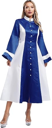 Women Church Robe Choir Clergy Maxi Dress