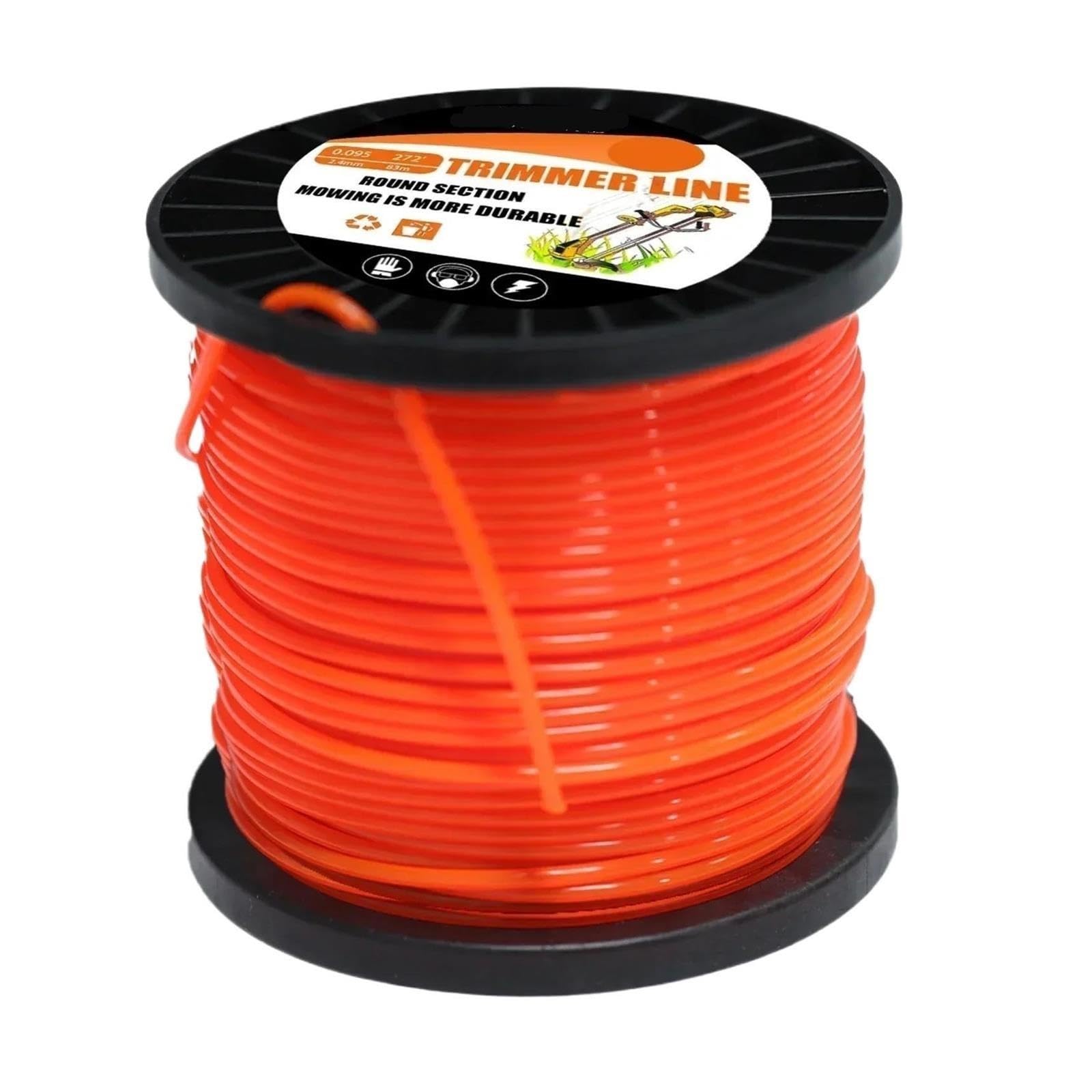 Cuerda cortadora de césped de Nailon de 2,4/2,7/3,0/4,0 mm