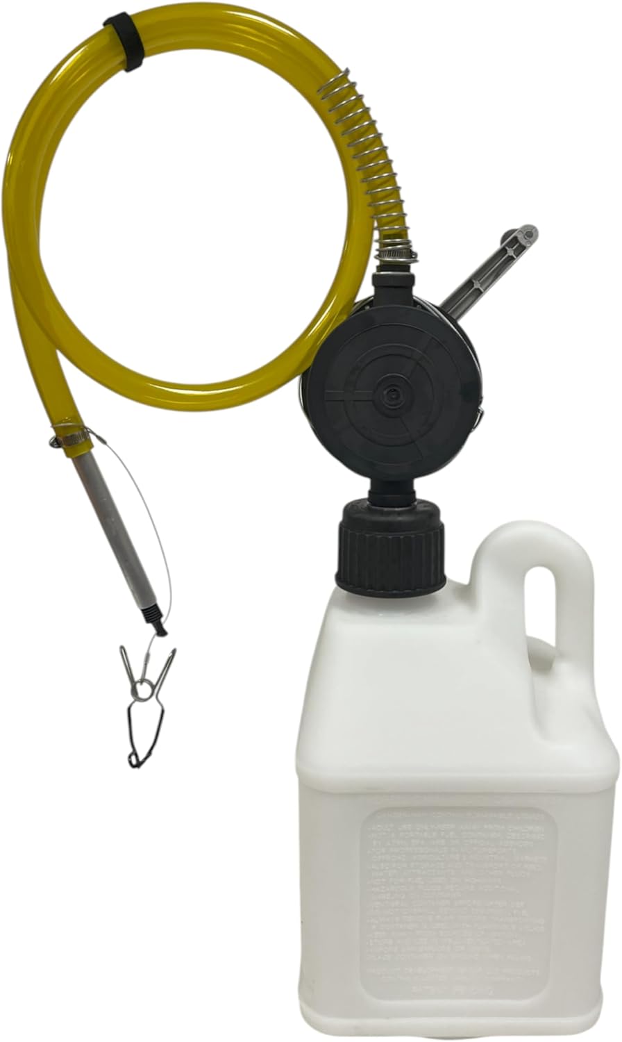 FLO-FAST Pro 5-Gallon Fluid Transfer KIT with High-Flow Pump – 8 GPM, Portable, Durable, Made in USA – Marine, ATV, Automotive, Agriculture (Natural)