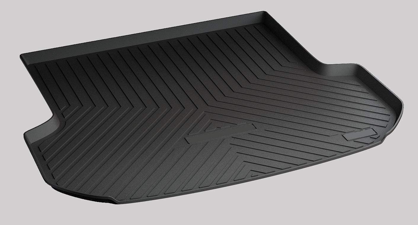 Cargo Liner - Trunk Mat for KIA Sorento (5 Seats) 2016-2018 – Weather-Resistant Trunk Mats for Cars with Raised Lip – Non-Slip Car Trunk Mat Rubber – Laser Pre-Cut Design
