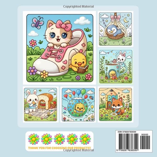 Mini Homes Coloring Book: Tiny House Adventures with Snuggly Animal Companions image 3
